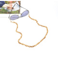 2020 2021 fashion mini hoop link masking strap necklace for women light acrylic eyeglasses chain holder